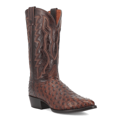 PERSHING FULL QUILL OSTRICH BOOT Preview #8