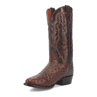 PERSHING FULL QUILL OSTRICH BOOT Preview #15