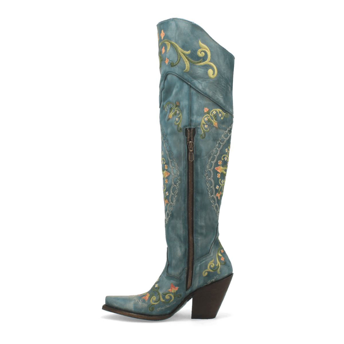 FLOWER CHILD LEATHER BOOT Image
