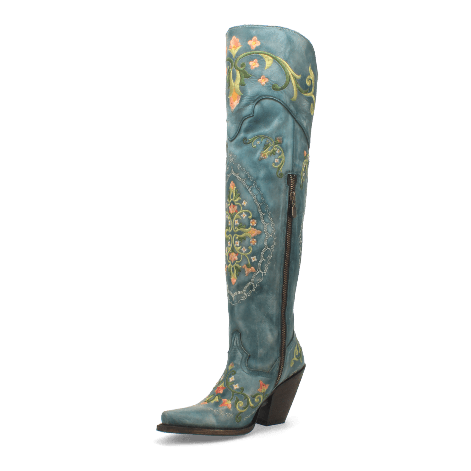 FLOWER CHILD LEATHER BOOT Image