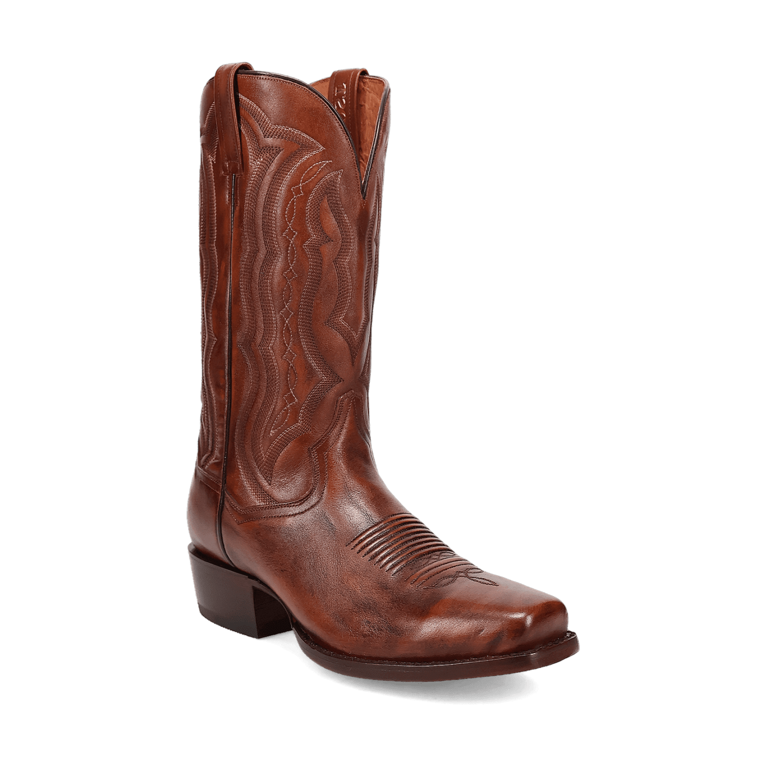 Bottes De Cowboy Dan Post Pour Homme Jerry Tan 13 ROM Toe Bottes De Cowboy Dan Post Pour Homme Jerry Tan 13 ROM Toe