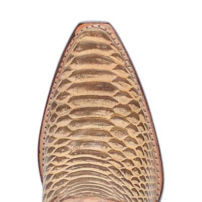 ARETHA HONEY FAUX PYTHON LEATHER BOOT Preview #6