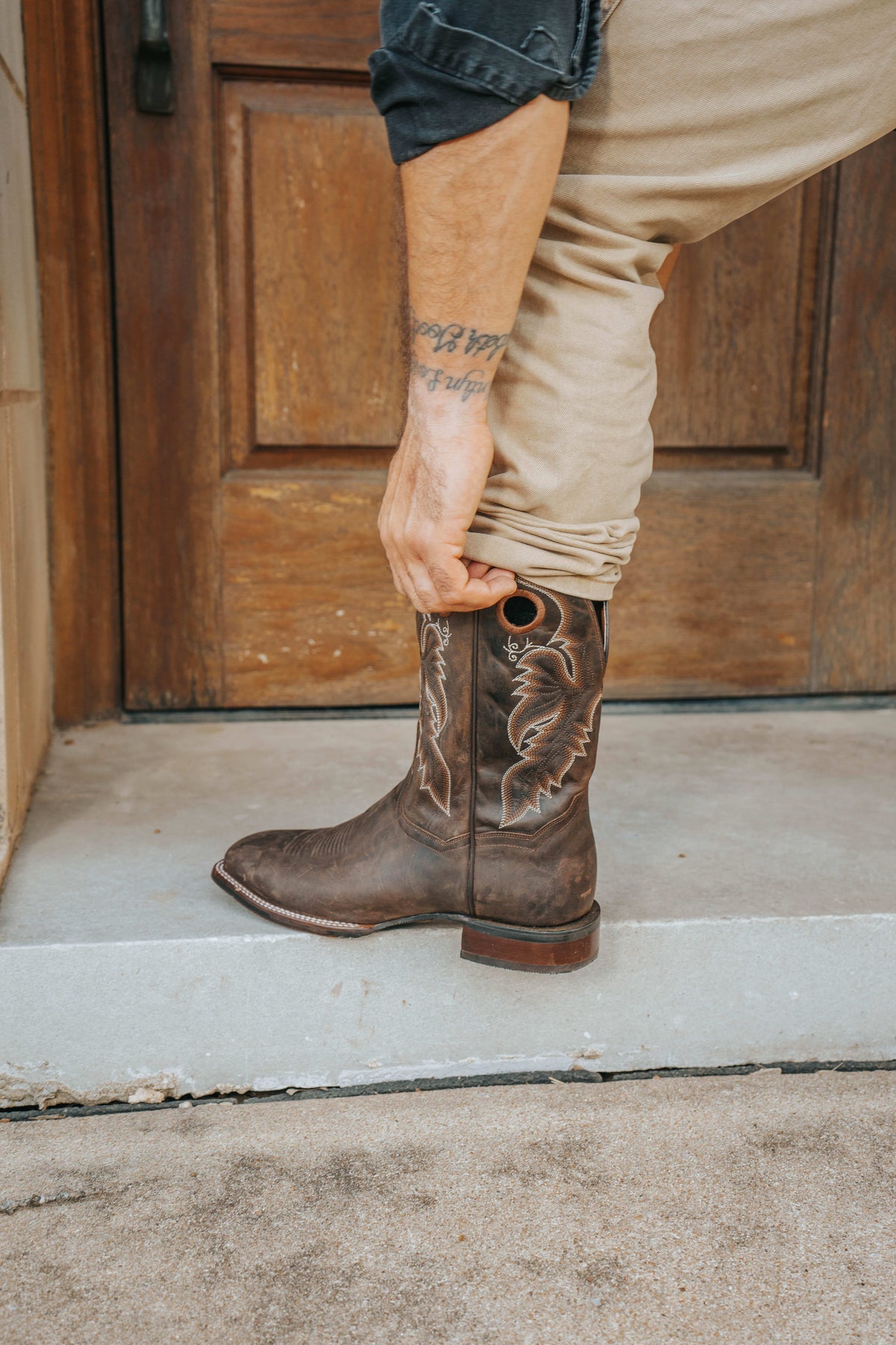 ABRAM LEATHER BOOT Image