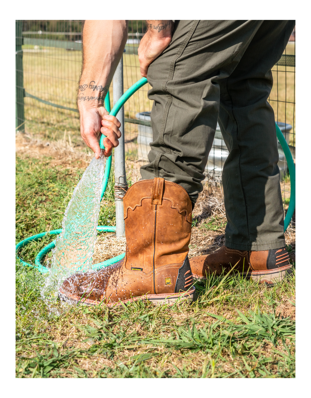 BLAYDE WATERPROOF LEATHER BOOT Image