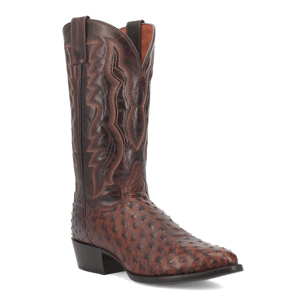 Dan Post Pershing Full Quill Ostrich Boot