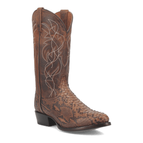Bottes De Cowboy Dan Post Pour Homme Jerry Tan 13 ROM Toe Bottes De Cowboy Dan Post Pour Homme Jerry Tan 13 ROM Toe
