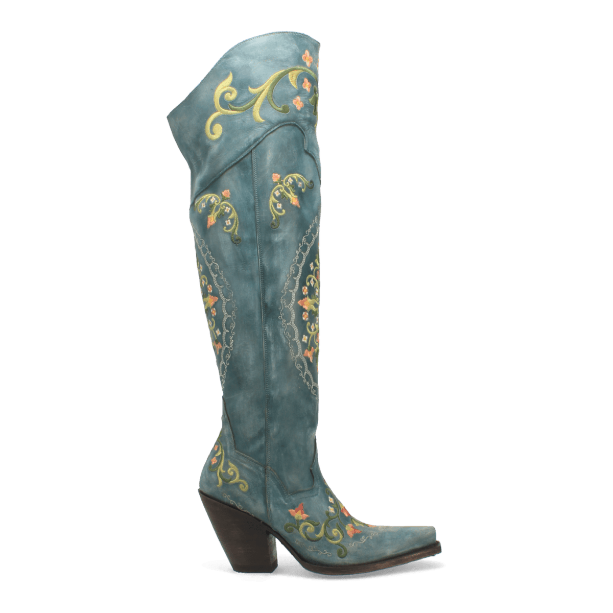 FLOWER CHILD LEATHER BOOT Image