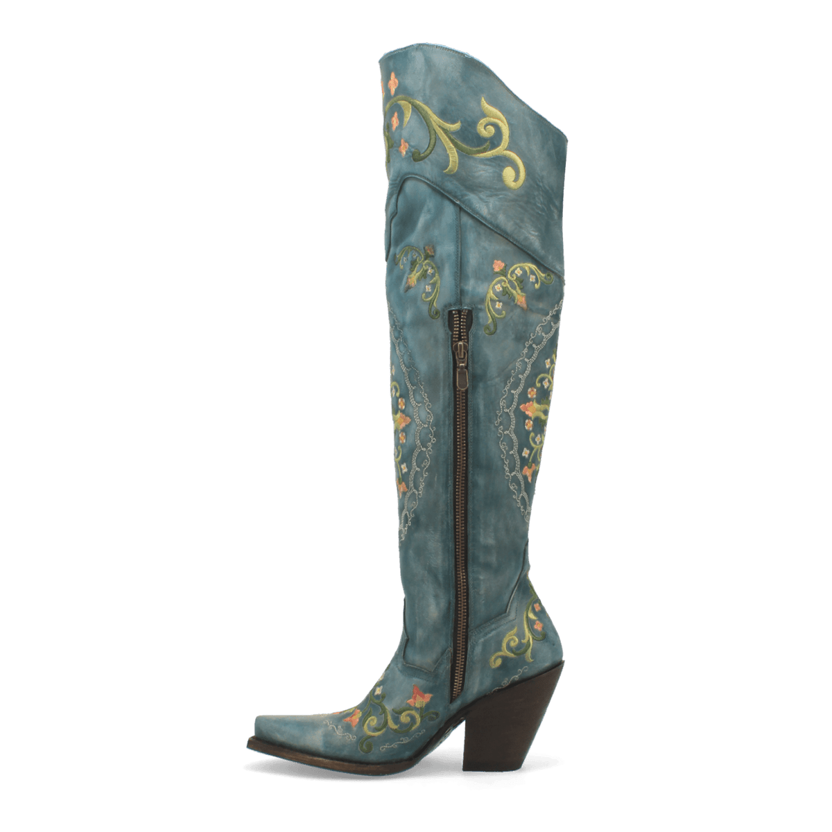 FLOWER CHILD LEATHER BOOT Image