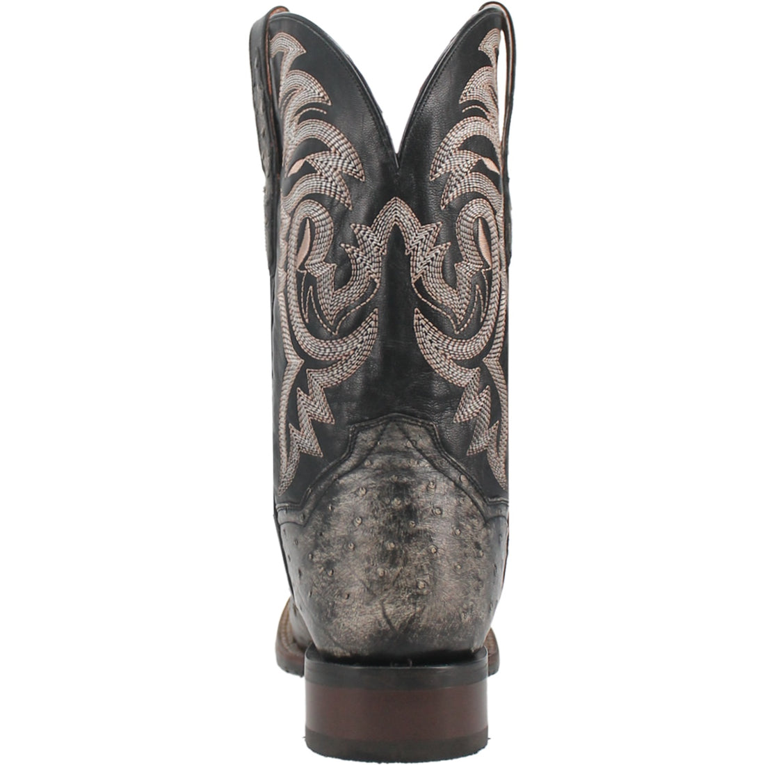 DILLINGER FULL QUILL OSTRICH BOOT
