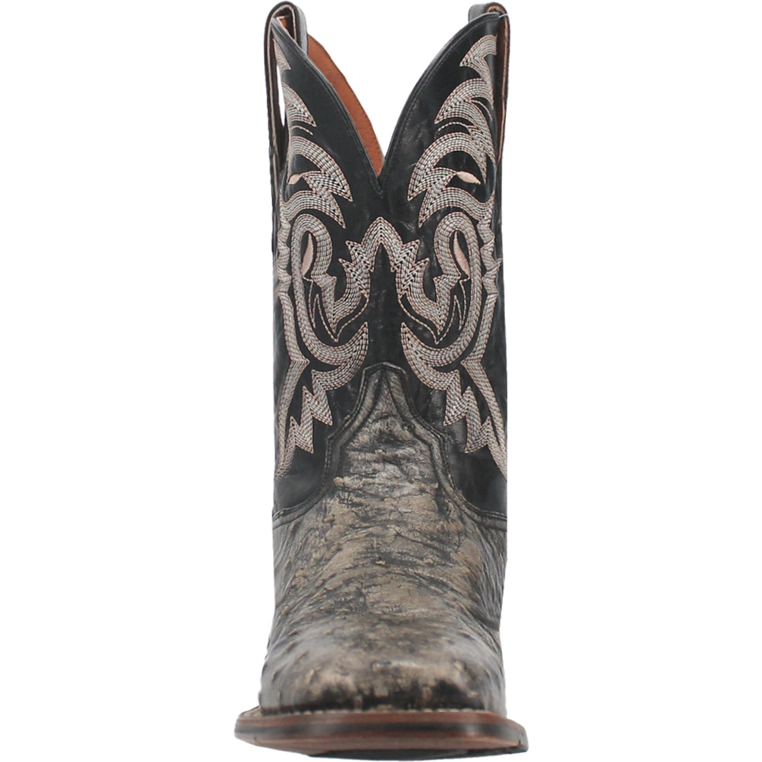 DILLINGER FULL QUILL OSTRICH BOOT