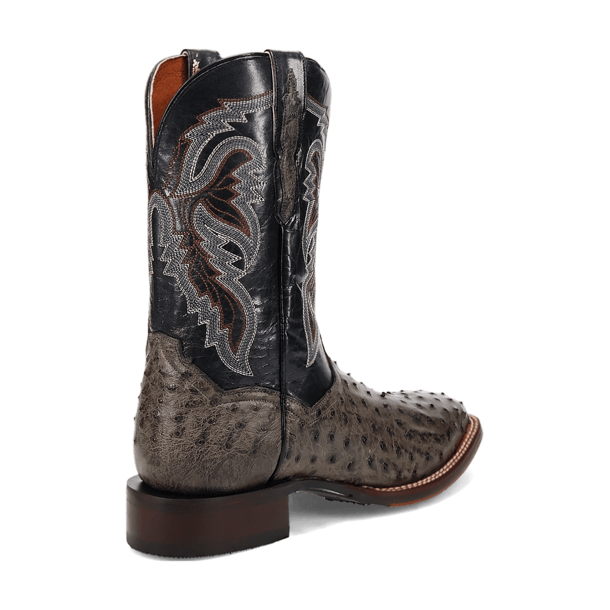 alamosa full quill ostrich boot 315 degree angle