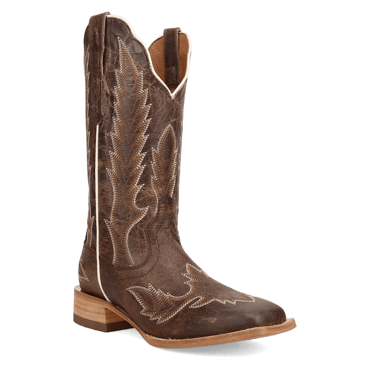 denita leather boot 45 degree angle