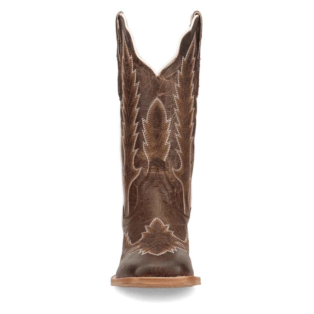 denita leather boot front angle