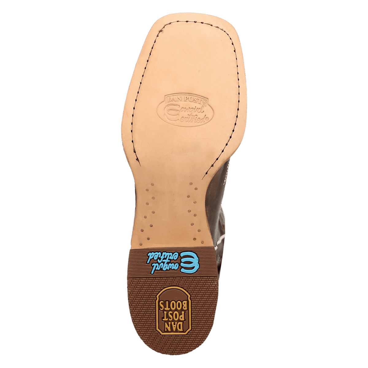 denita leather boot outsole angle