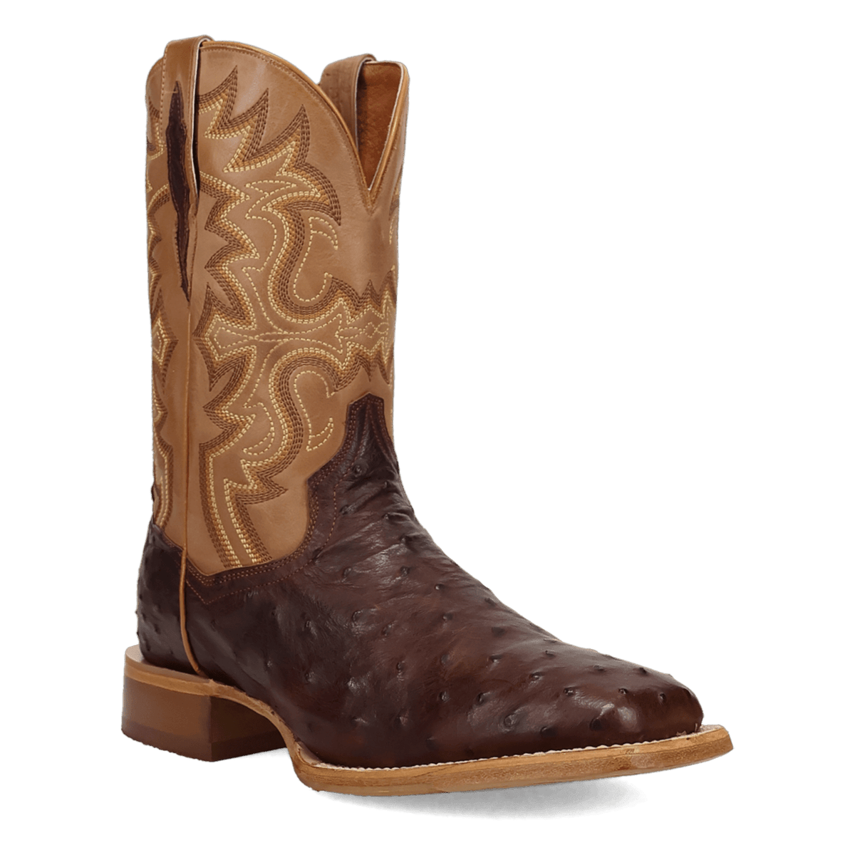 drayden full quill ostrich boot 45 degree angle