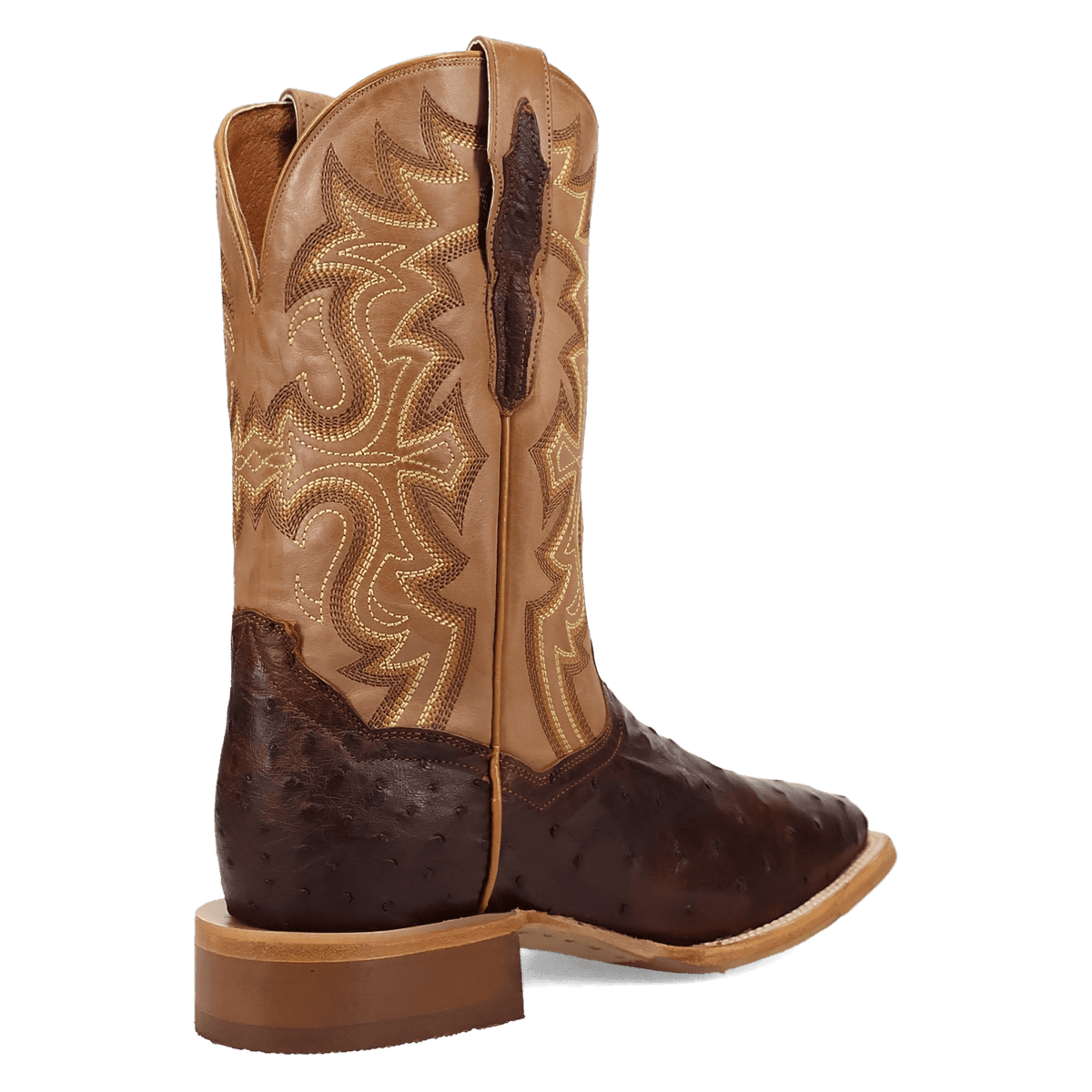 drayden full quill ostrich boot 315 degree angle