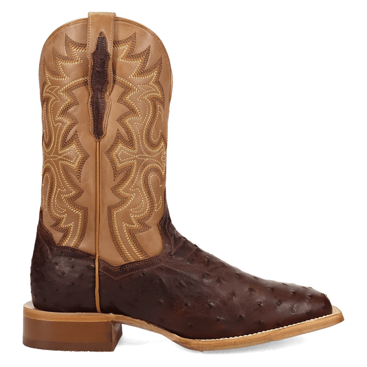 drayden full quill ostrich boot 90 degree inside angle