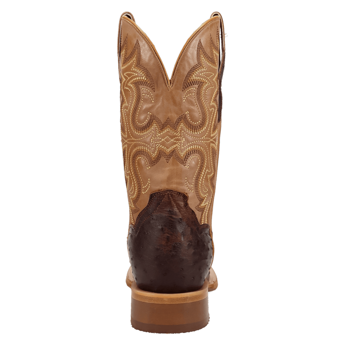 drayden full quill ostrich boot 180 degree back angle