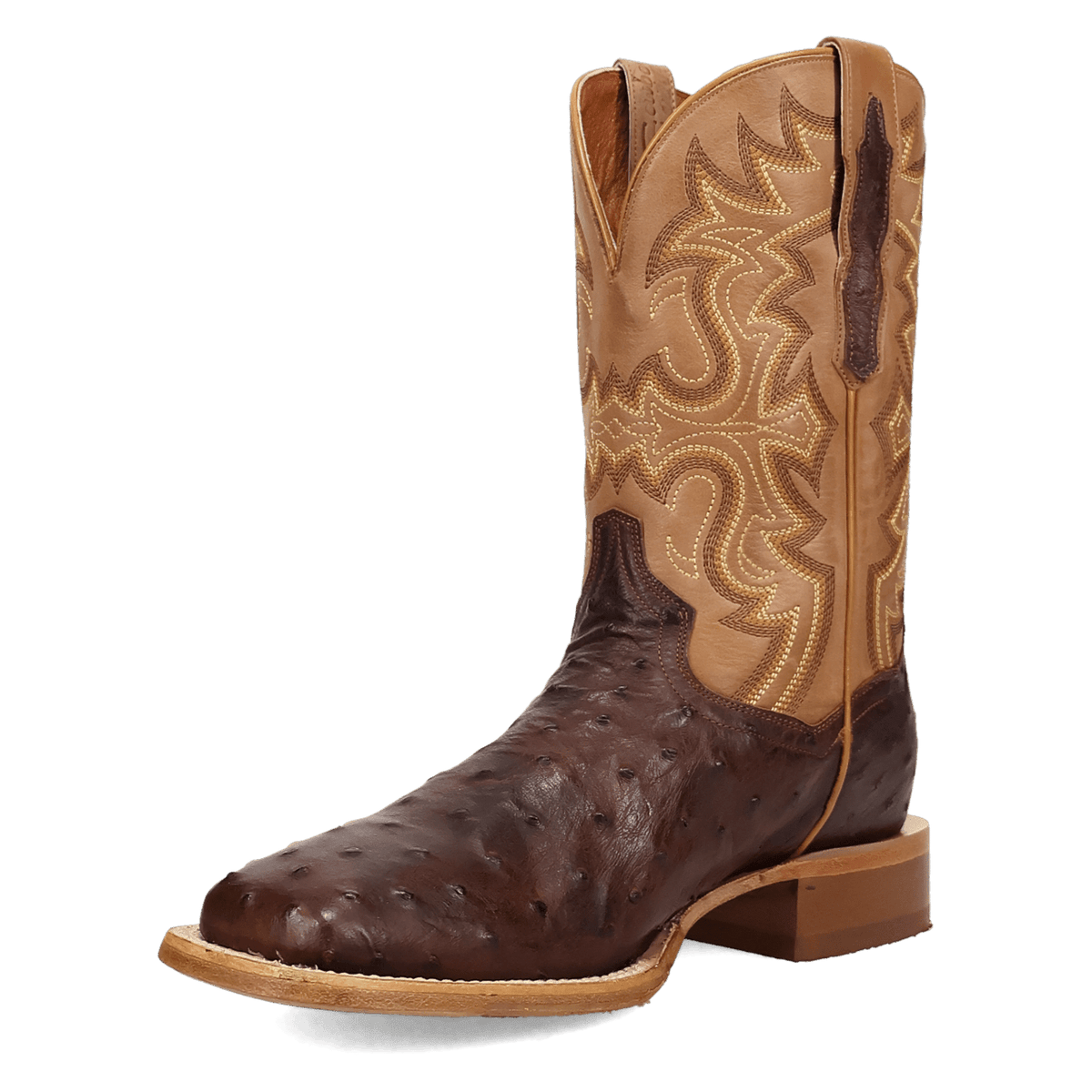 drayden full quill ostrich boot 225 degree angle
