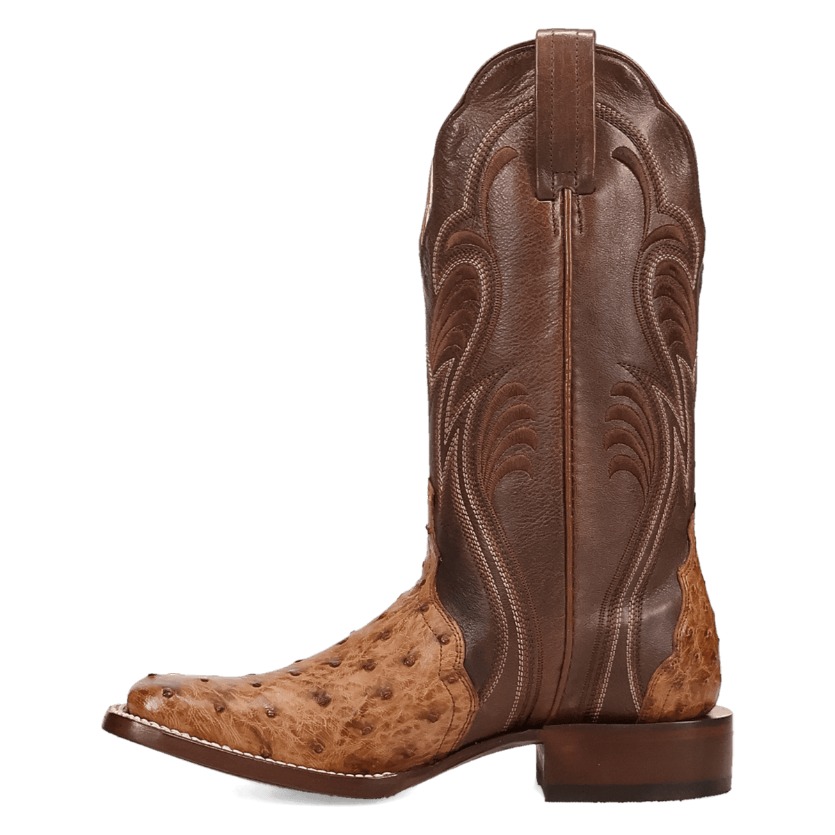reese full quill ostrich boot 135 degree outside angle