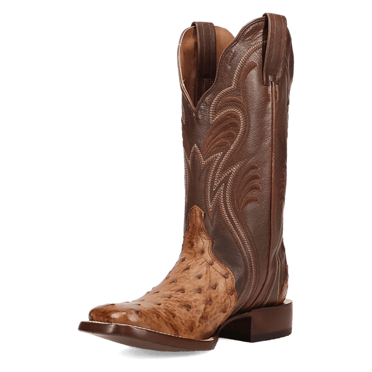 reese full quill ostrich boot 225 degree angle