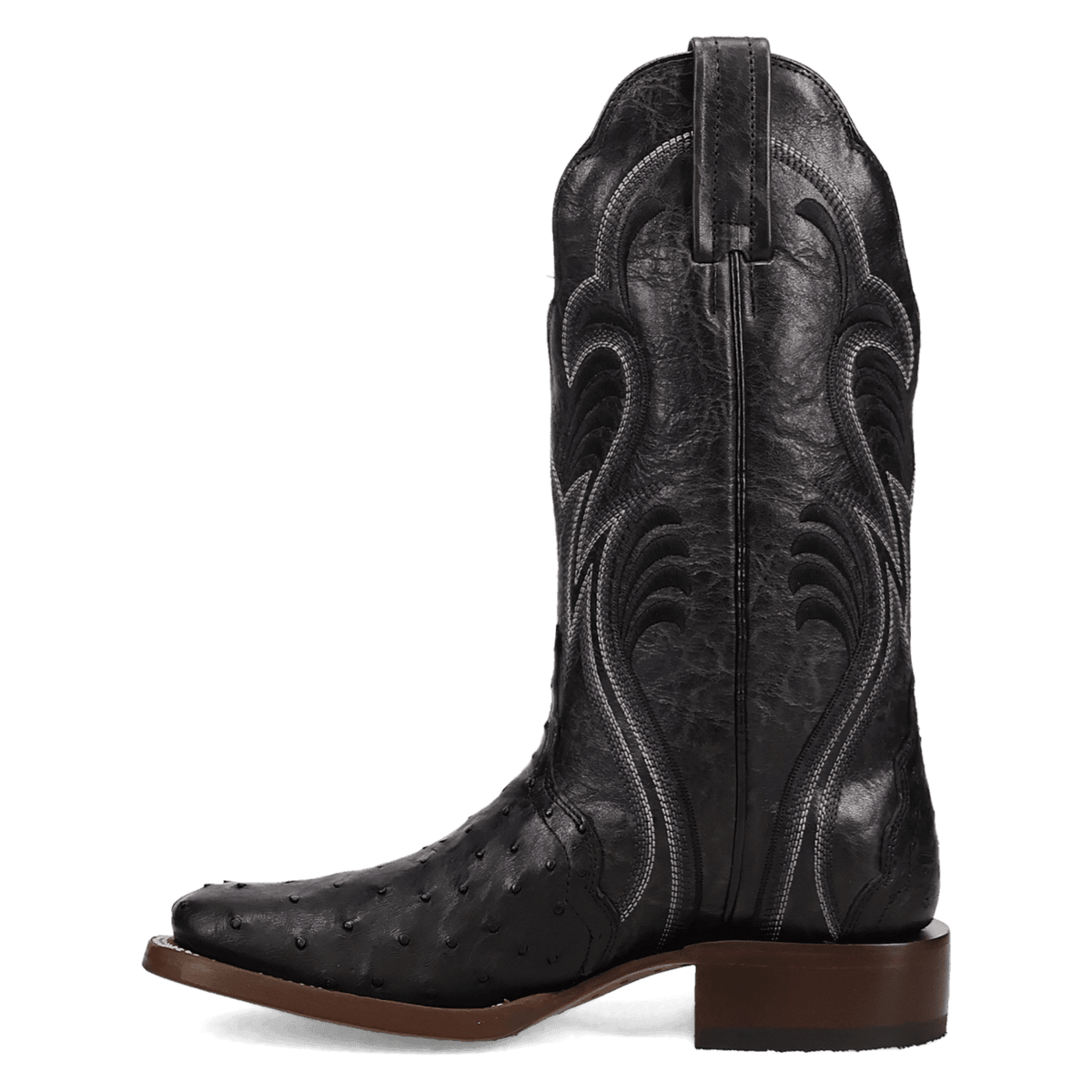 reese full quill ostrich boot 135 degree outside angle