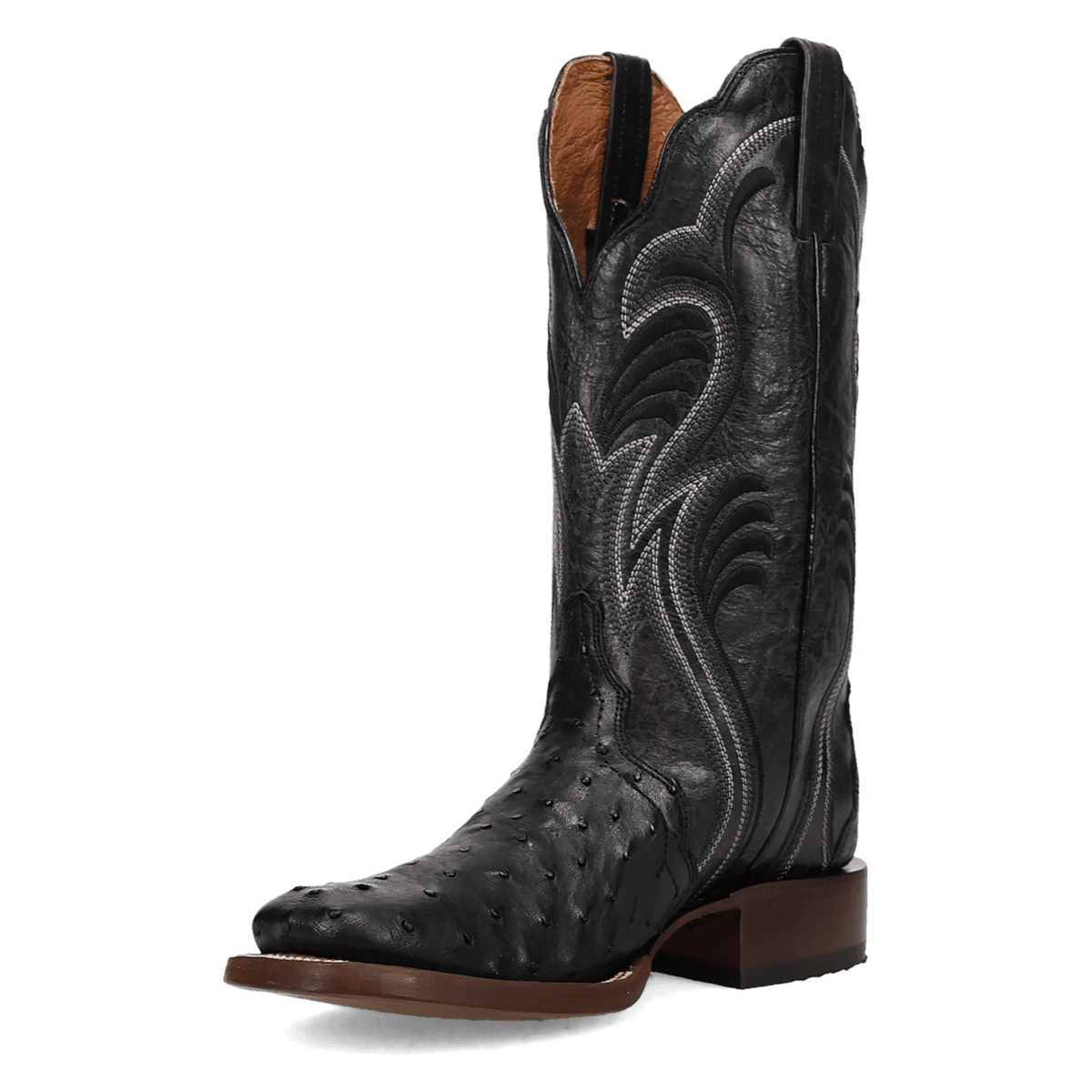reese full quill ostrich boot 225 degree angle