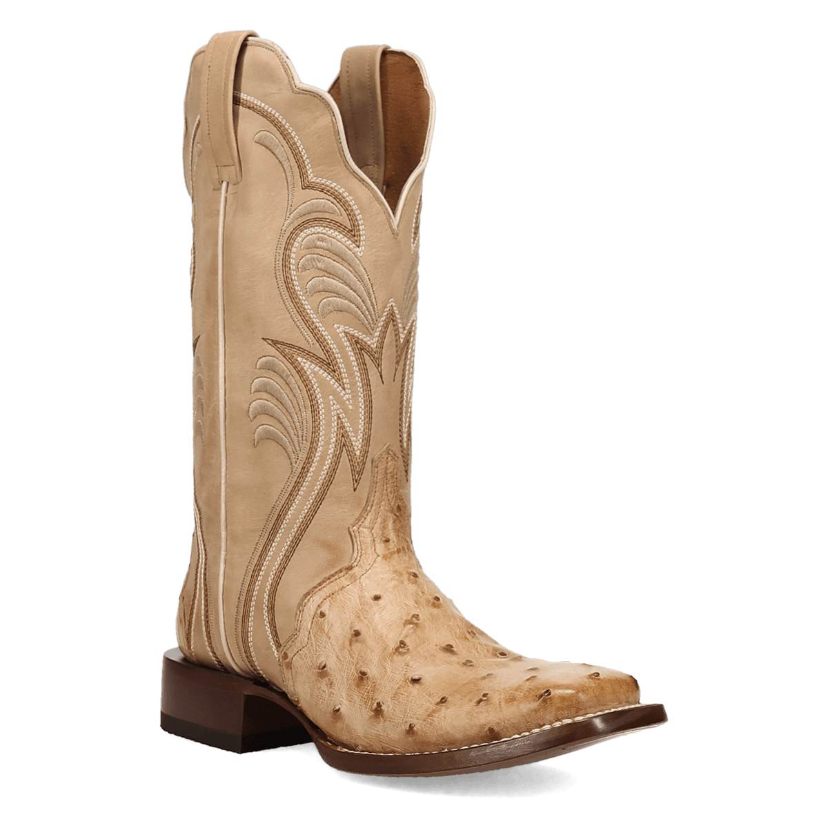 reese full quill ostrich boot