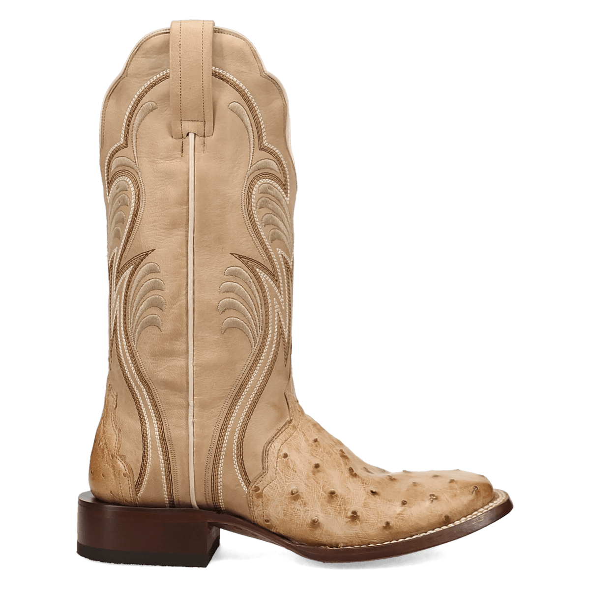 reese full quill ostrich boot