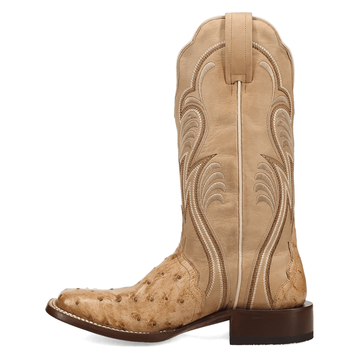 reese full quill ostrich boot