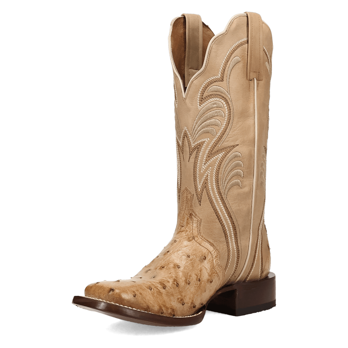 reese full quill ostrich boot