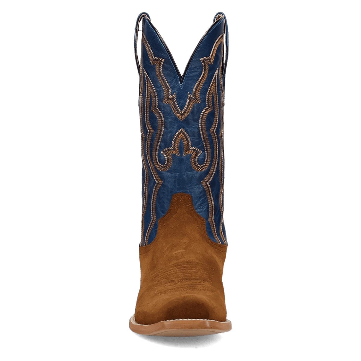 barren leather boot front angle