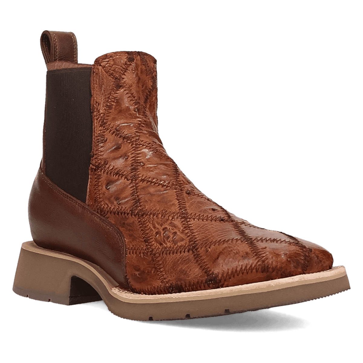 denzen full quill ostrich boot 45 degree angle