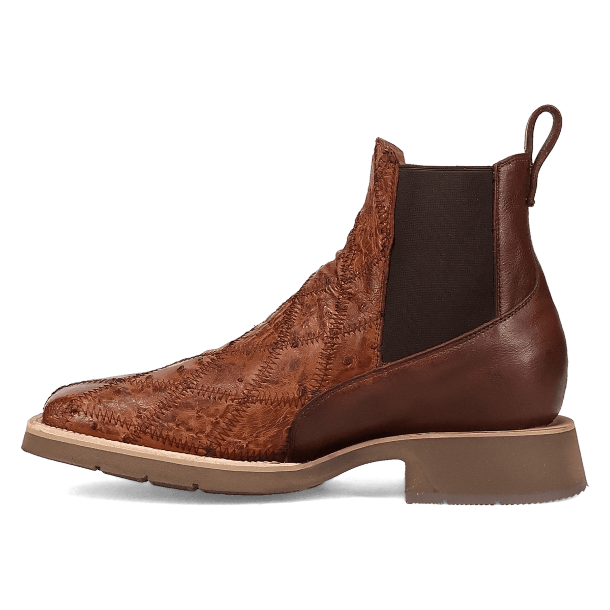denzen full quill ostrich boot 135 degree outside angle