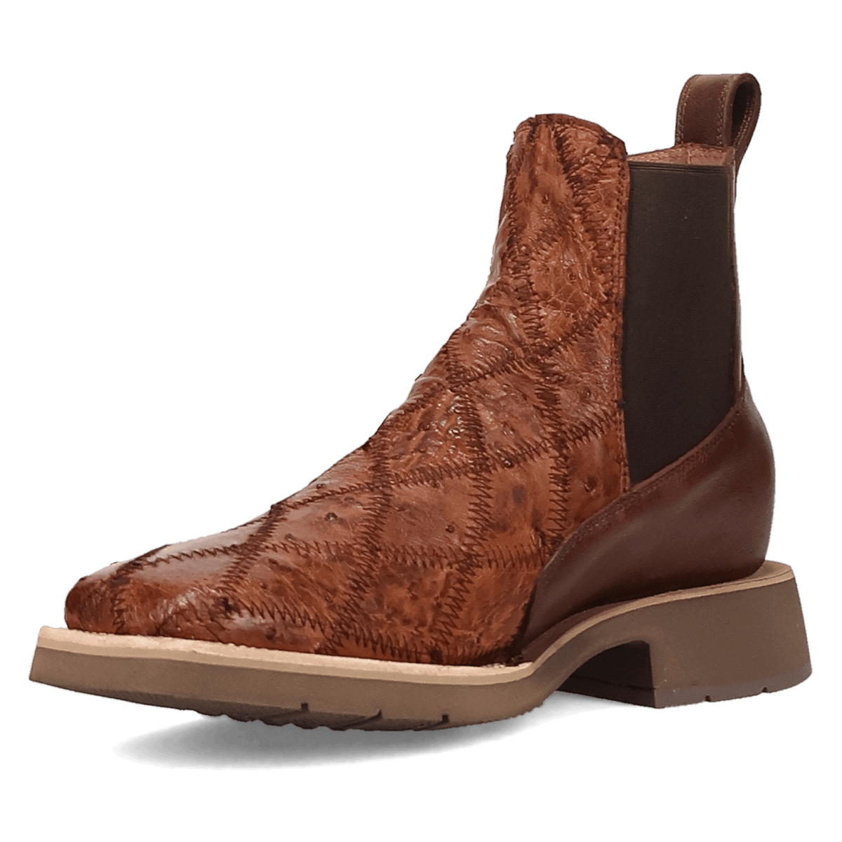 denzen full quill ostrich boot 225 degree angle