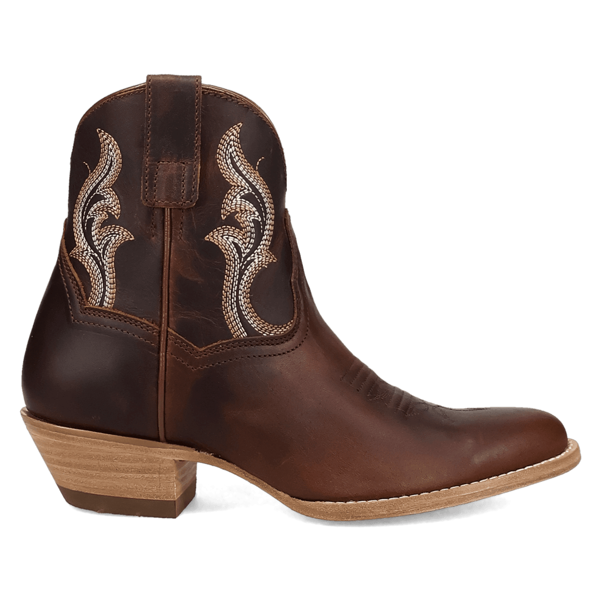 RUSTIC CHARM LEATHER BOOTIE Image