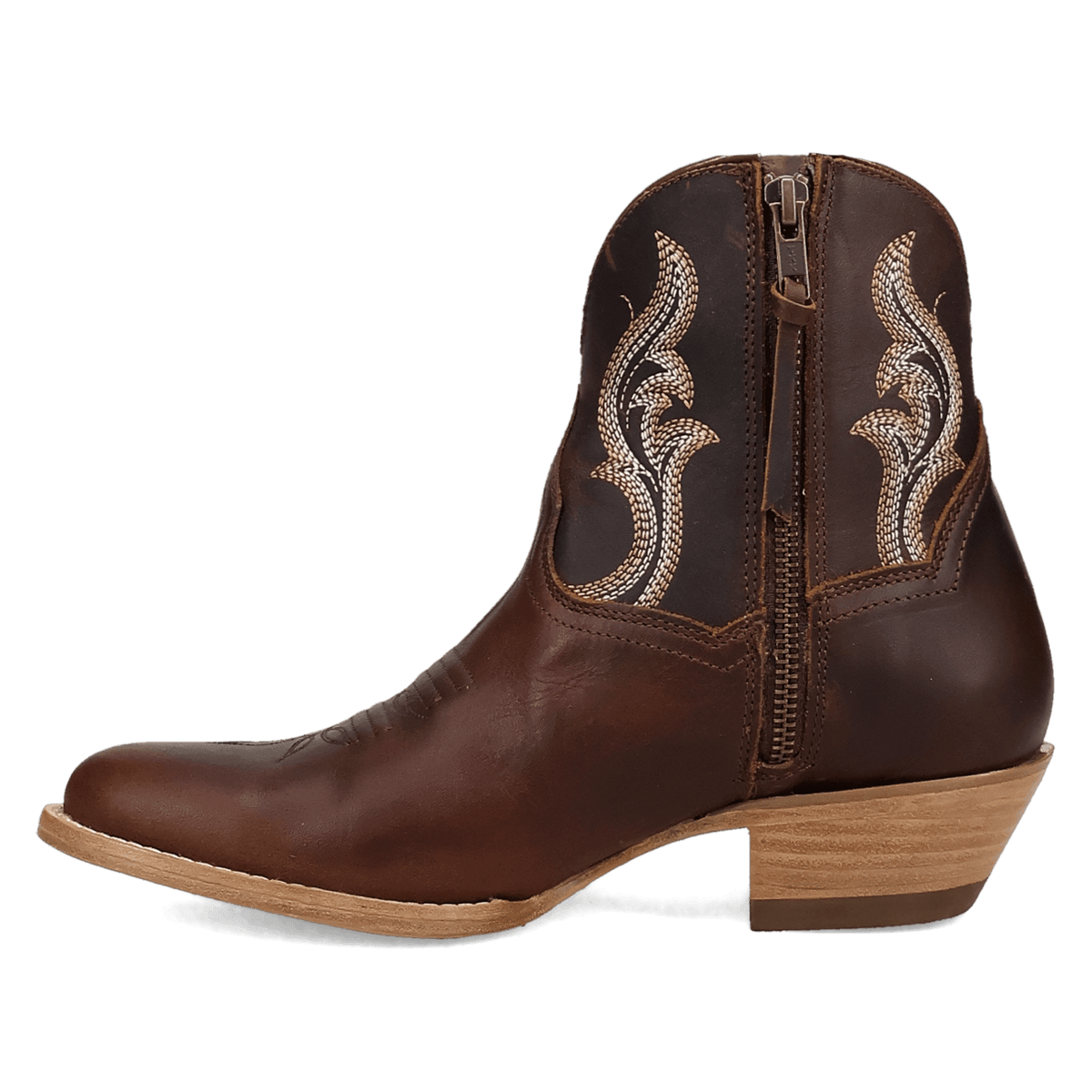 RUSTIC CHARM LEATHER BOOTIE Image