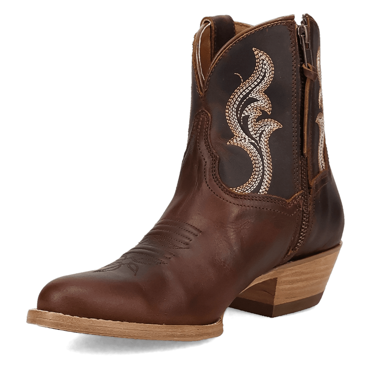 RUSTIC CHARM LEATHER BOOTIE Image