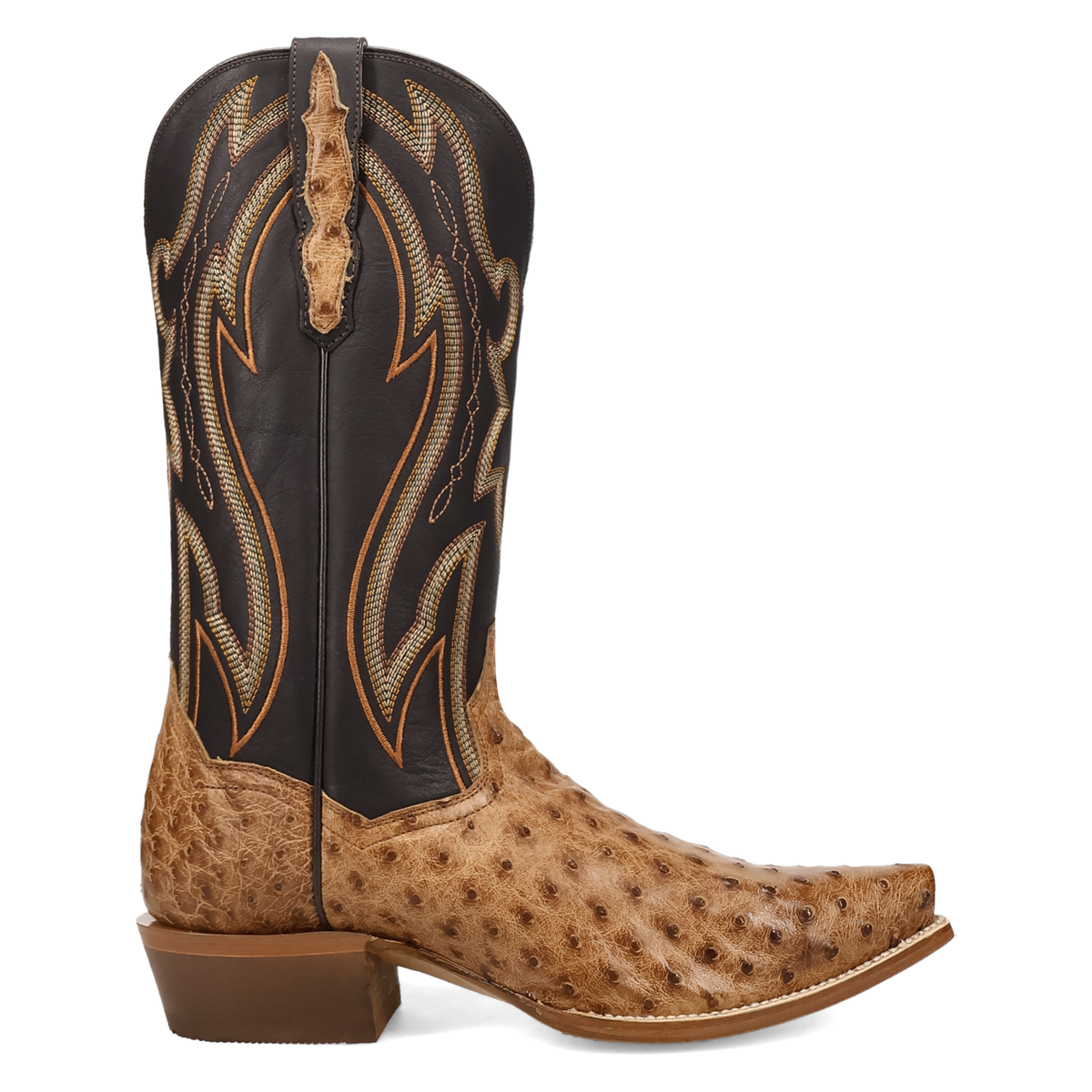 grit full quill ostrich boot - dan post boots