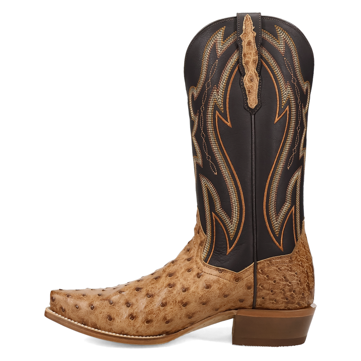 grit full quill ostrich boot - dan post boots