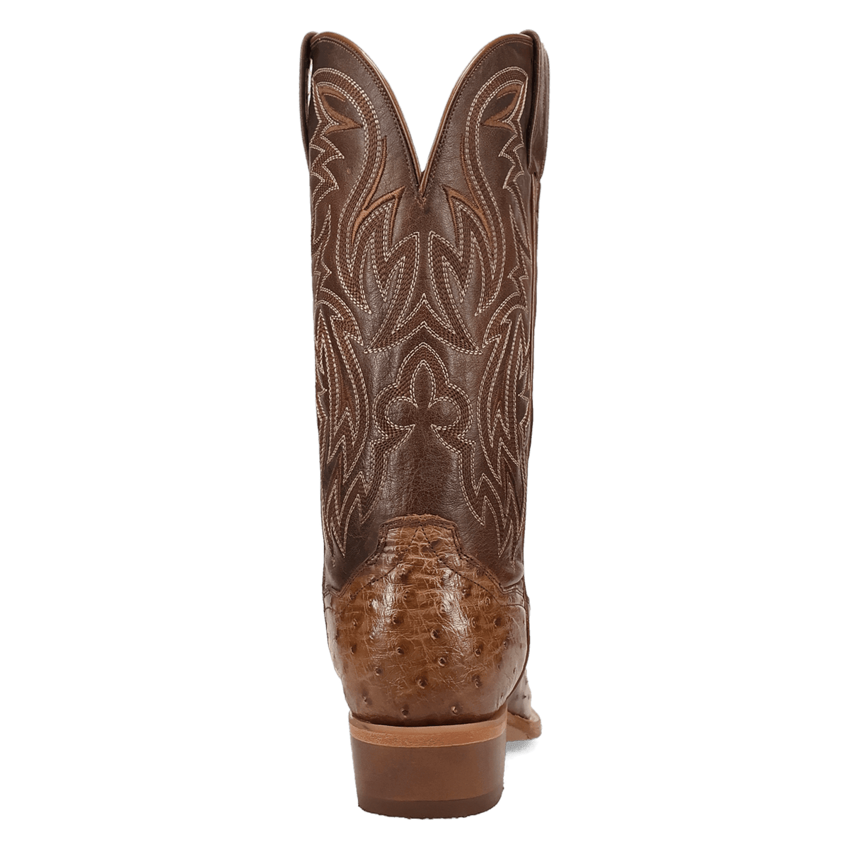 gauge full quill ostrich boot 180 degree back angle