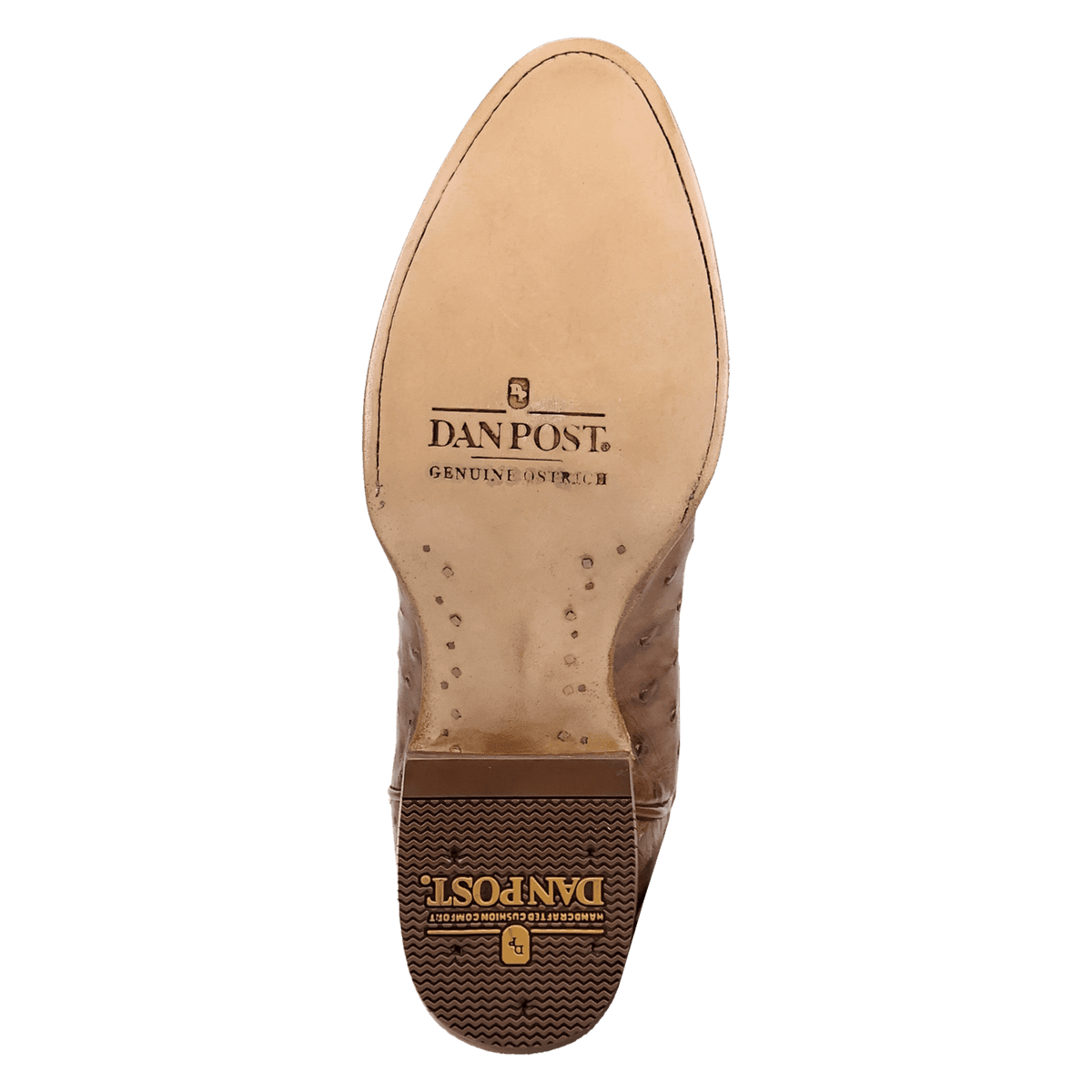 gauge full quill ostrich boot outsole angle