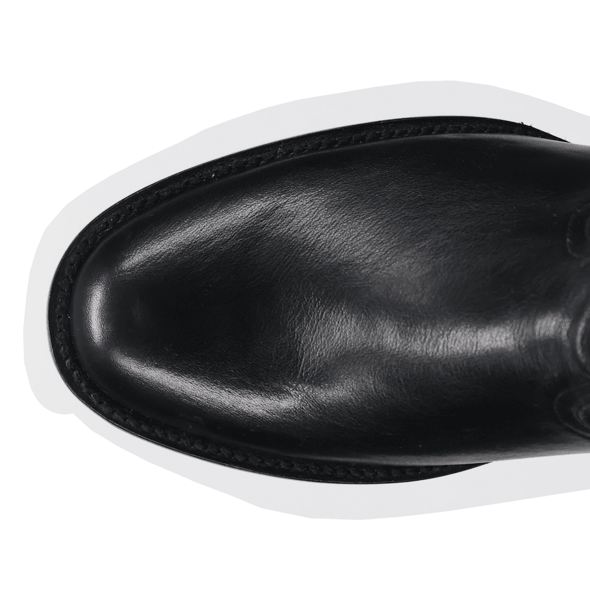 hartwell leather boot toe angle