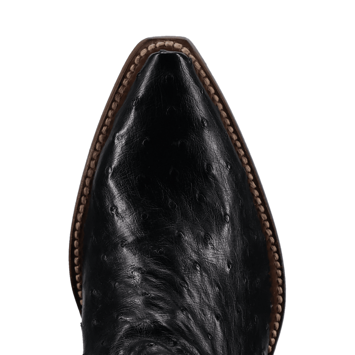 maravilla full ostrich boot toe angle