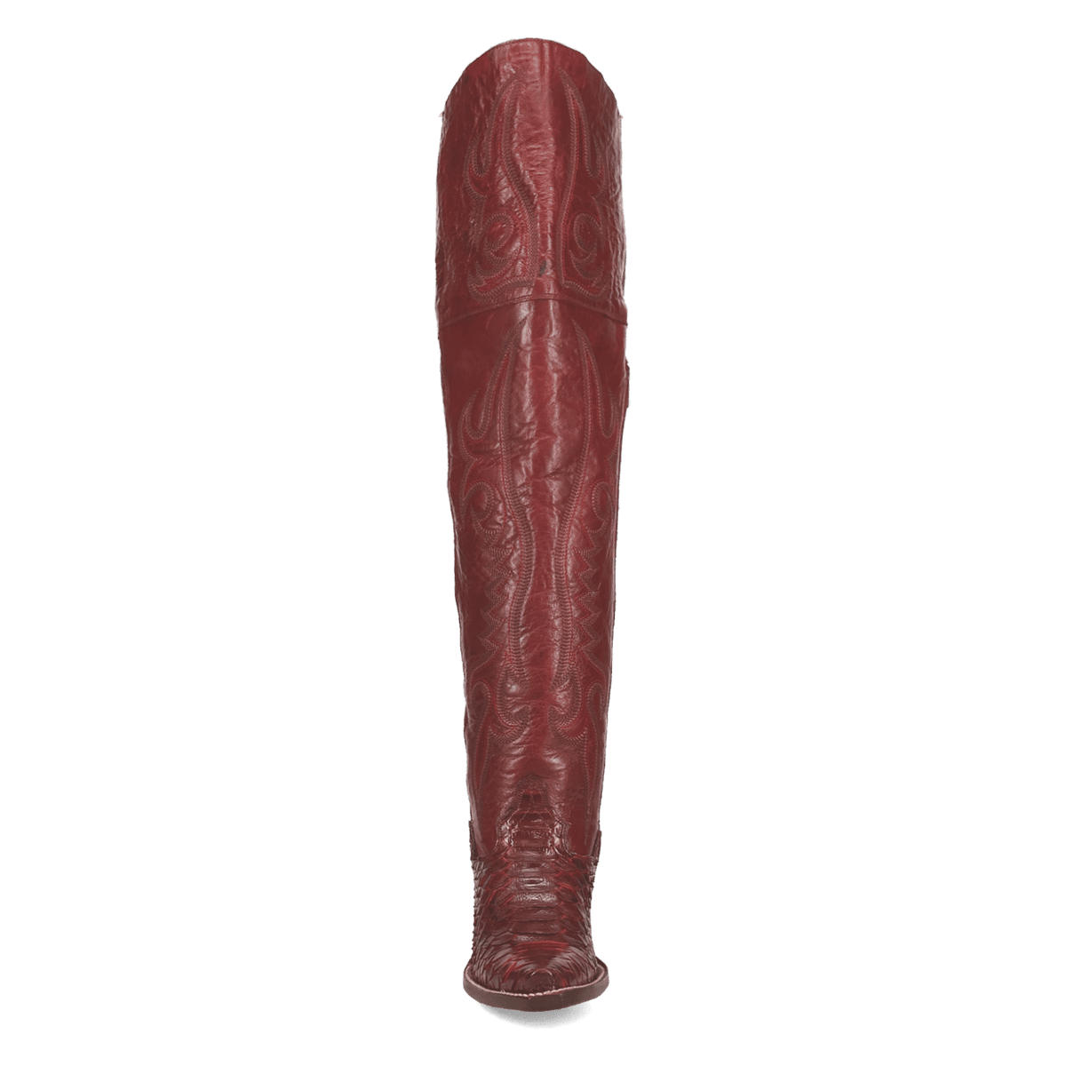 calvera python boot front angle