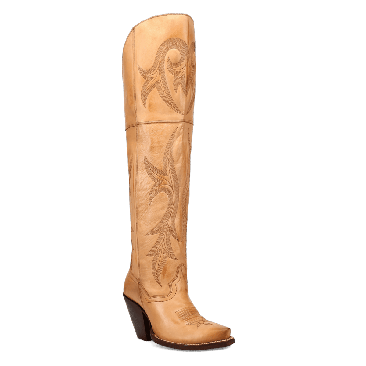 jilted leather boot 45 degree angle