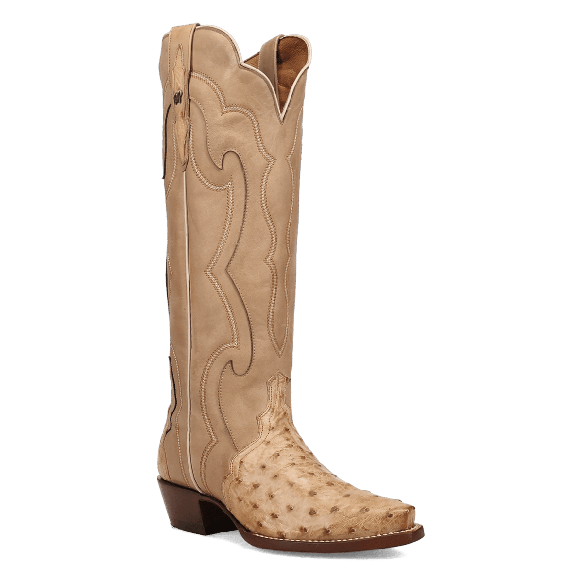 maravilla full ostrich boot 45 degree angle