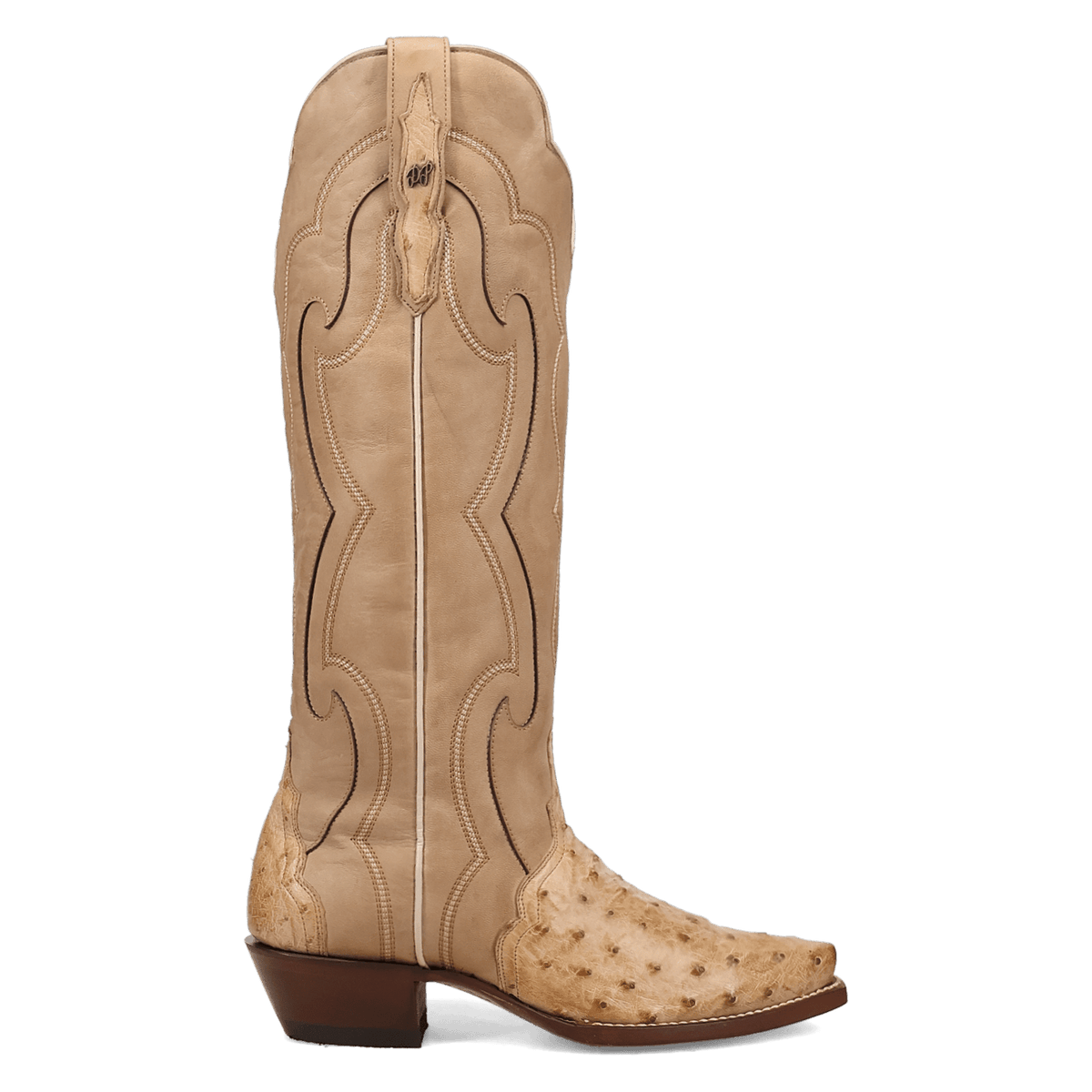 maravilla full ostrich boot 90 degree inside angle