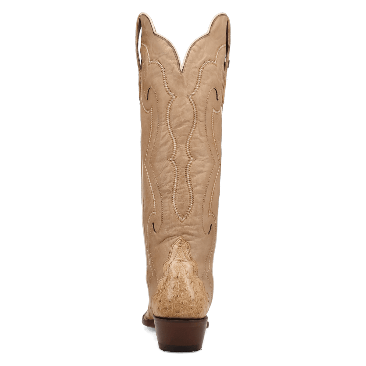 maravilla full ostrich boot 180 degree back angle