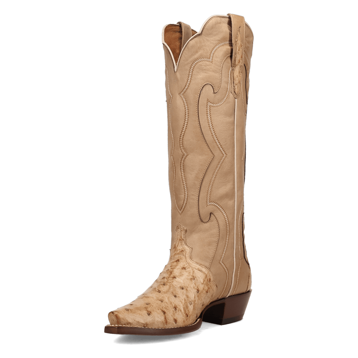 maravilla full ostrich boot 225 degree angle